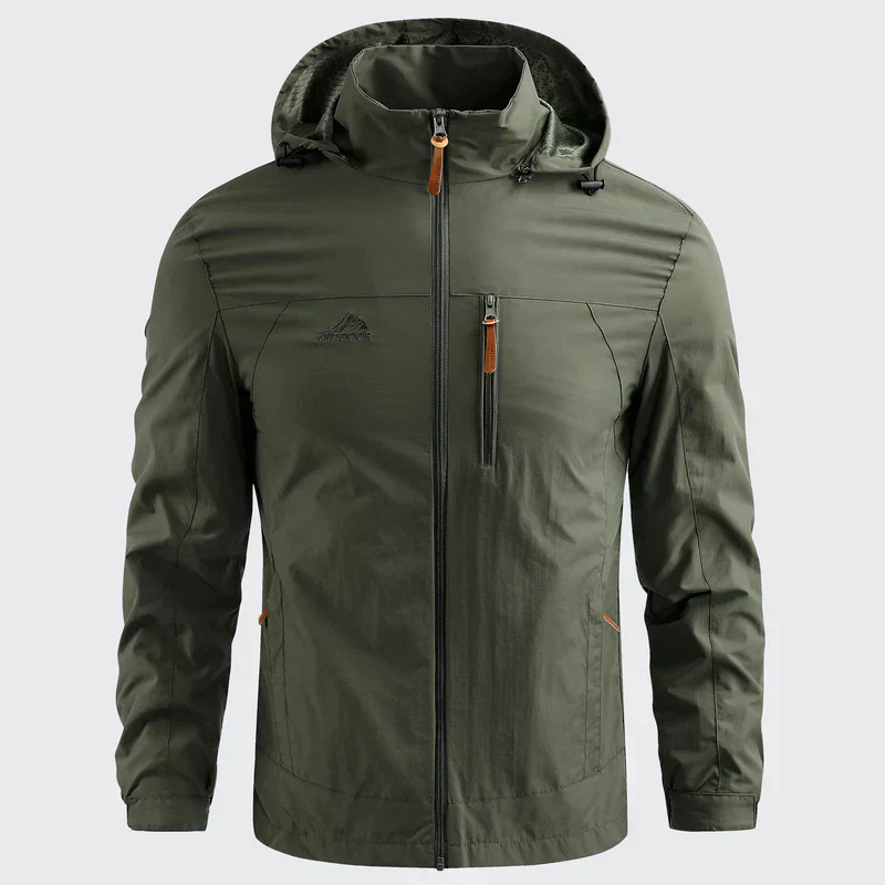 Street Wave Waterproof Mens Jacket Flavio Breathable Rain Shield For Everyday Wear