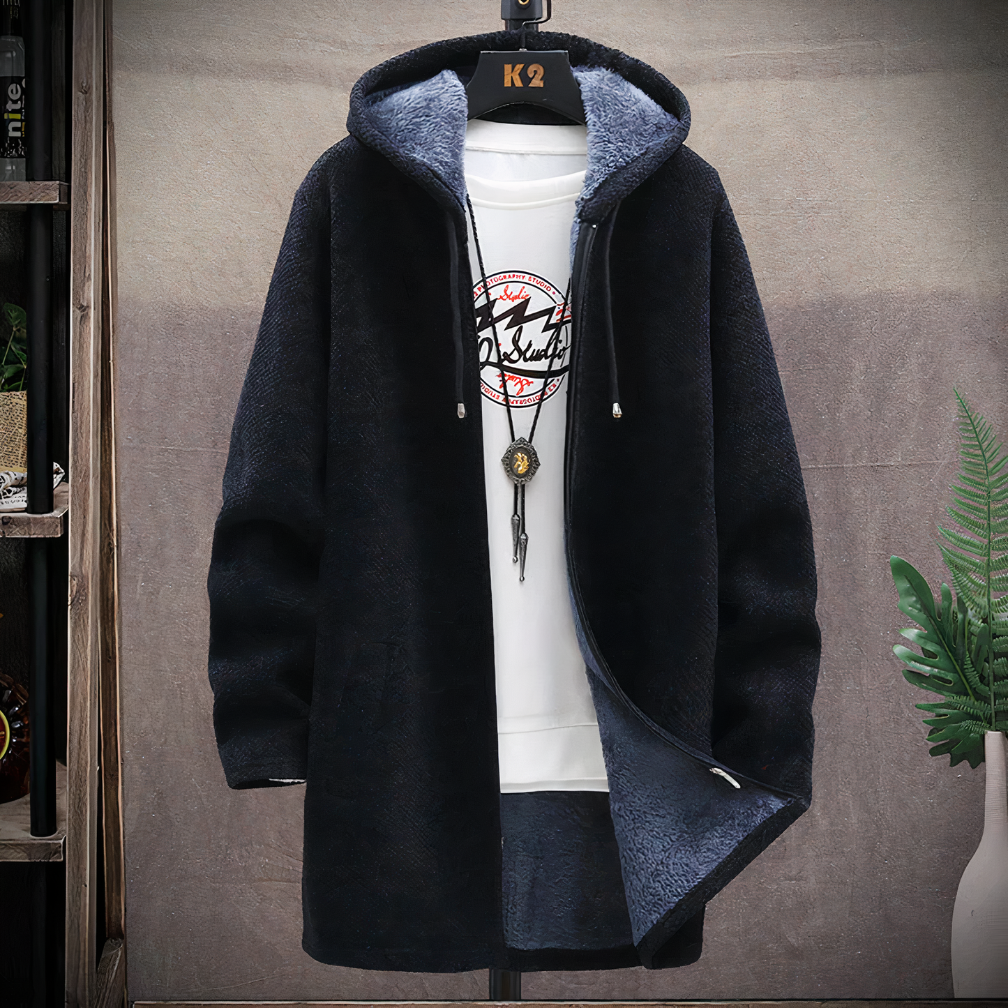 Street-Wave Unisex Mid-Length Hoodie With Ultra Warmth For Cold Winter Comfort Everyday Ready