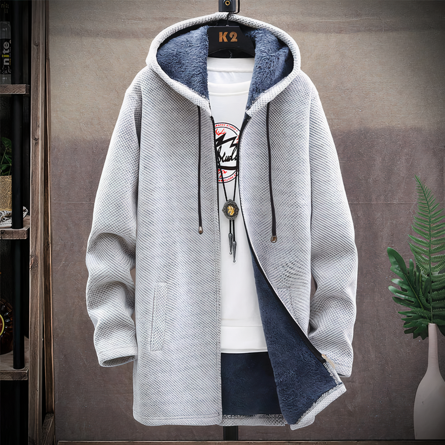 Street-Wave Unisex Mid-Length Hoodie With Ultra Warmth For Cold Winter Comfort Everyday Ready