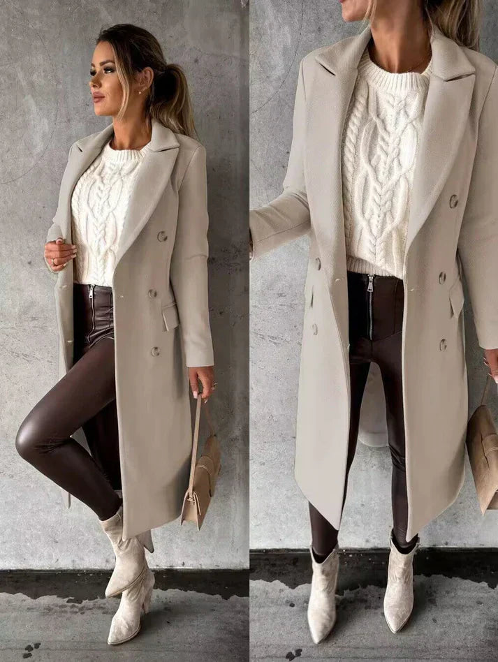 Street-Wave Women Elegant Winter Coat With Warmth And Chic Tailoring For Modern Wardrobe