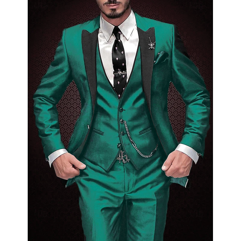 Street-Wave Oliver Breathable Linen Three Piece Suit For Weddings