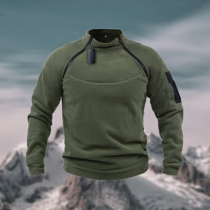 Street Wave Parker Tactical Fleece Pullover For Men Lightweight Wind Resistant