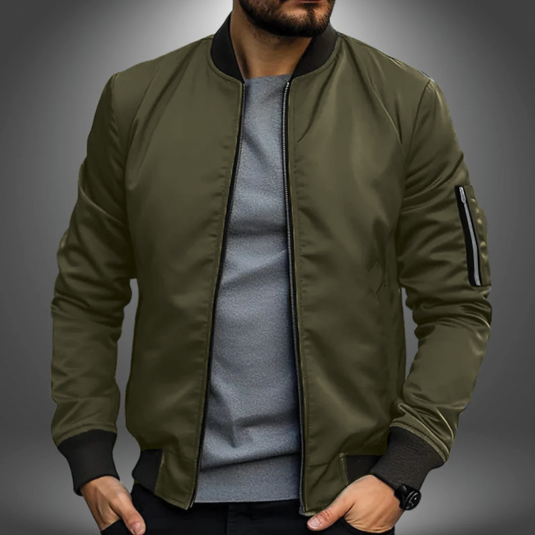 Street-Wave Oliver Lightweight Bomber Jacket Men Breathable