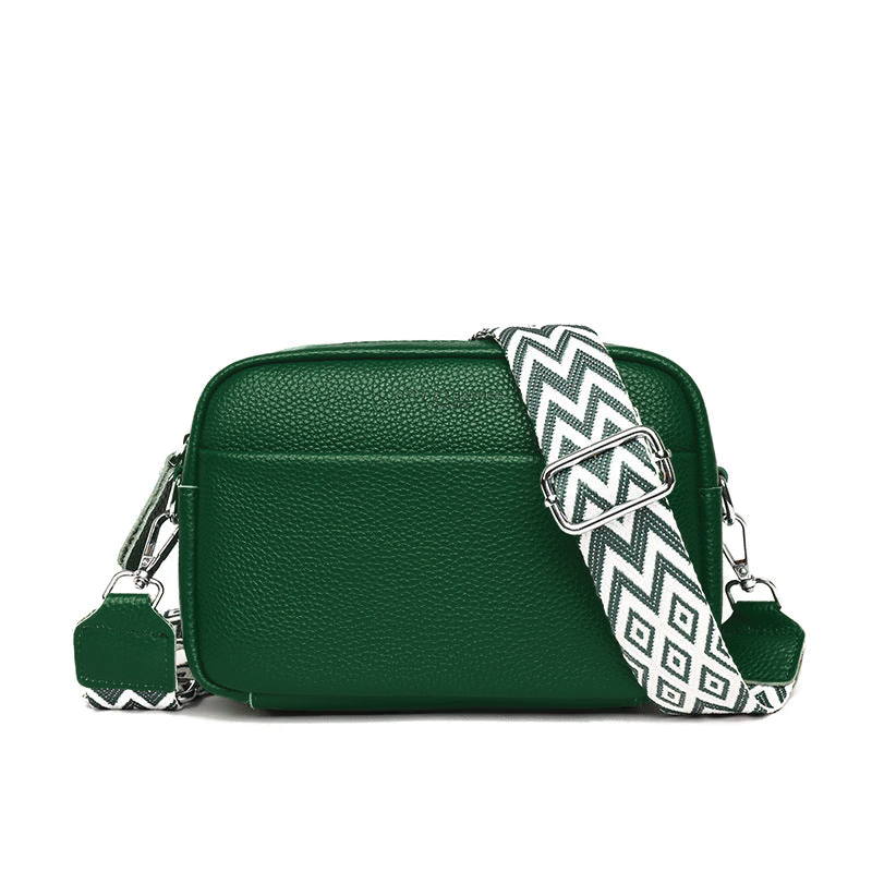 Street-Wave Stella Pebbled Leather Crossbody Bag For Women On The Go Hands-Free