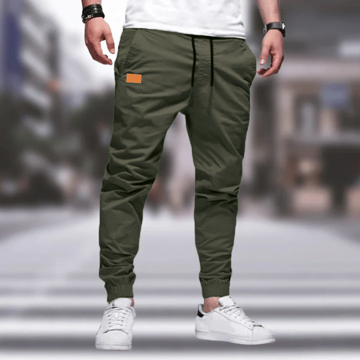 Street-Wave Henry Slim Jogger Pants For Men Elastic Waistband All Day Comfort