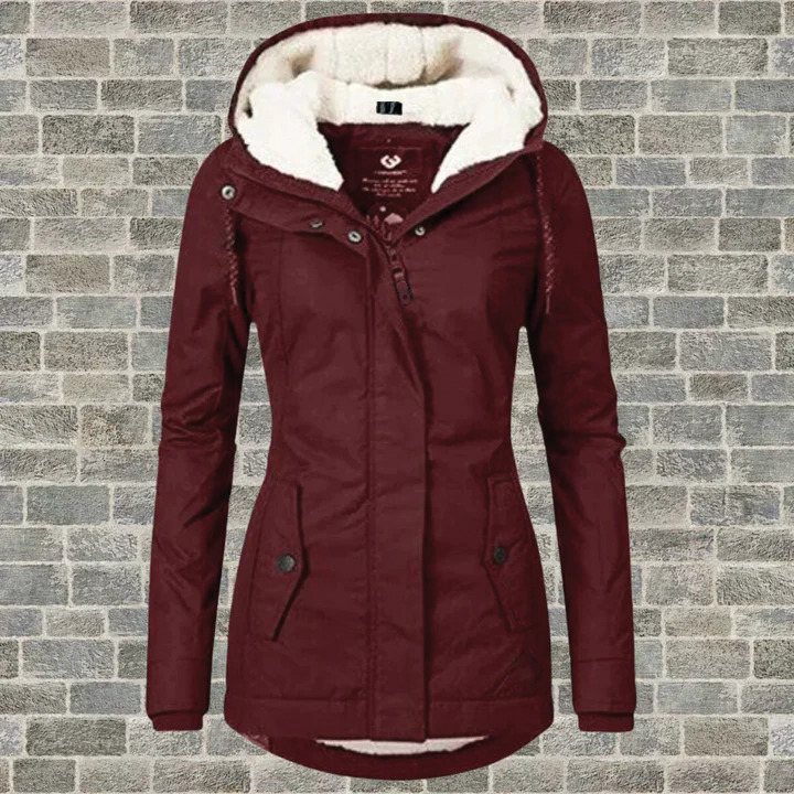 Street-Wave Joyce Hooded Winter Jacket Unisex Fleece Warmth