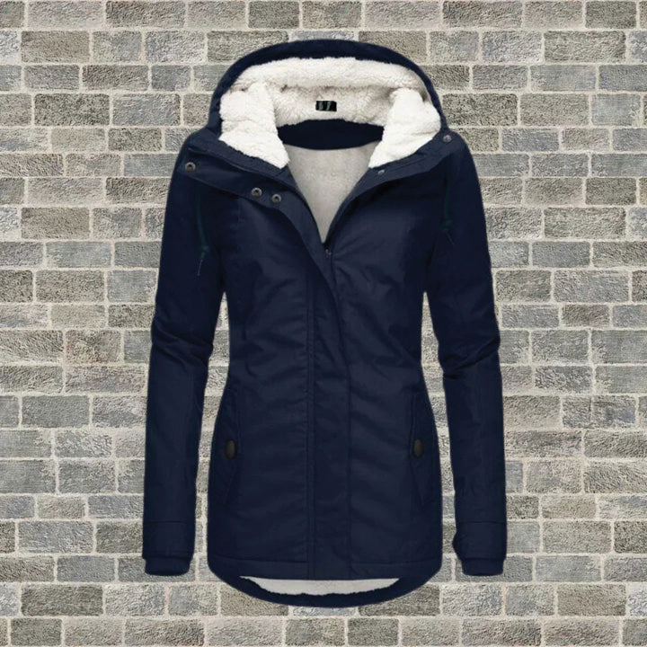 Street-Wave Joyce Hooded Winter Jacket Unisex Fleece Warmth