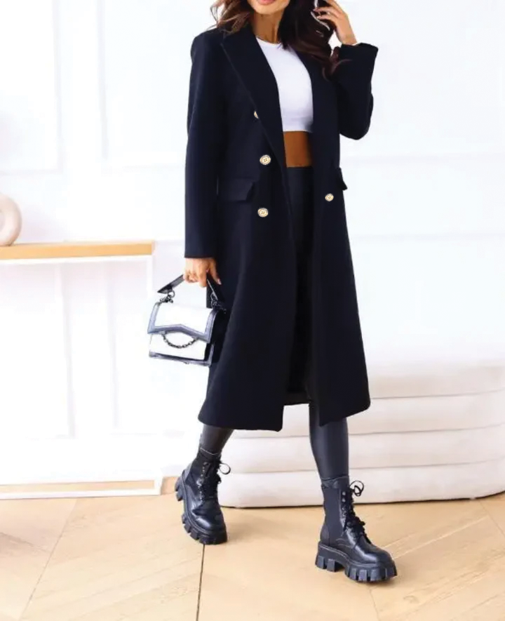 Karen Fitted Trench Coat Warmth By Street-Wave For Modern Women