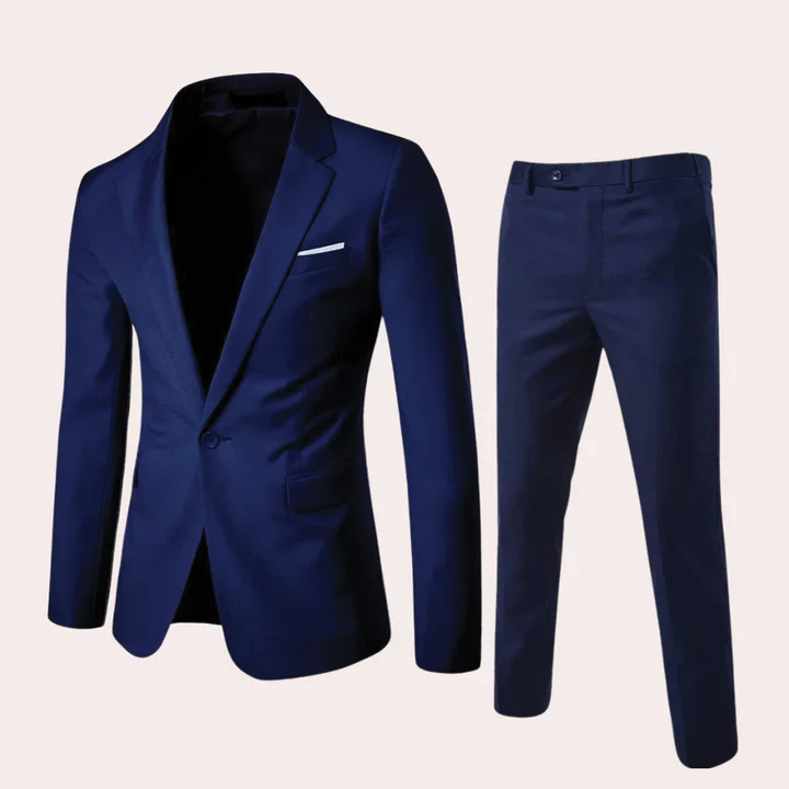 Street Wave Jacob Gents Slim Suit Two Piece Burgundy Cotton Blend For Weddings