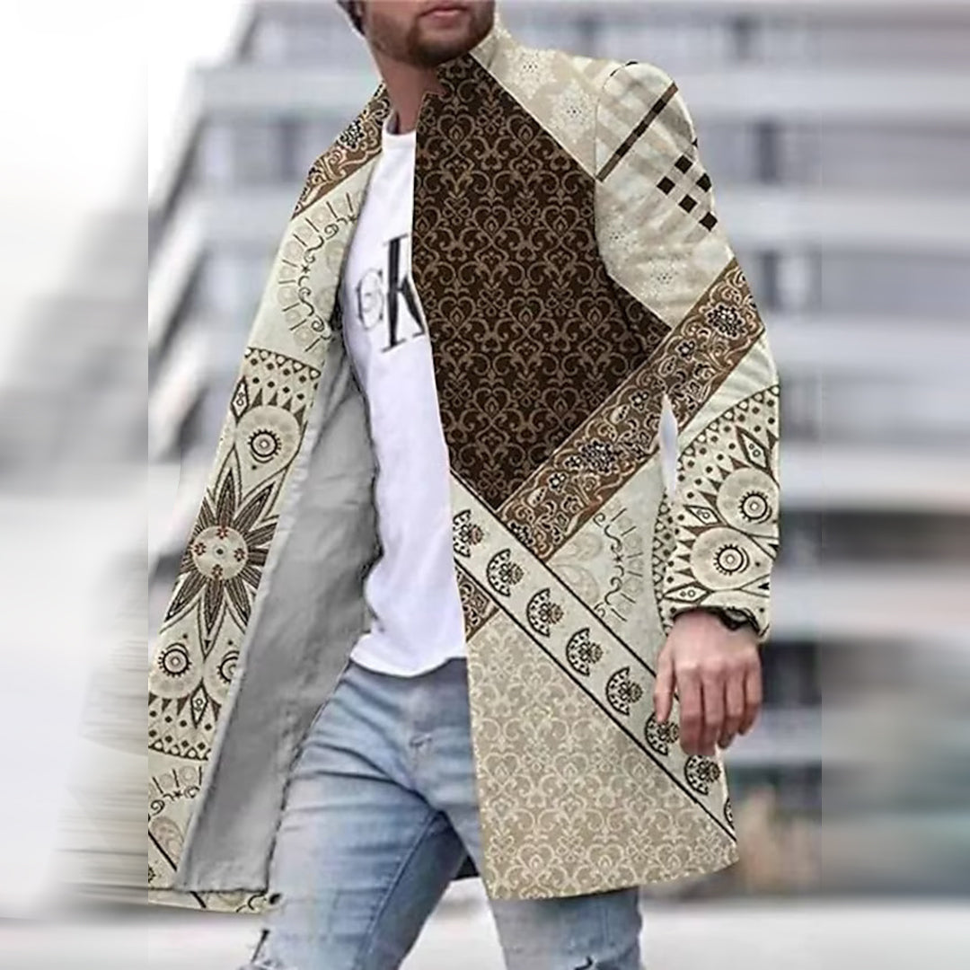 Streetwave John Mens Long Coat Warm Stylish Winter Outerwear For Fashionable Men