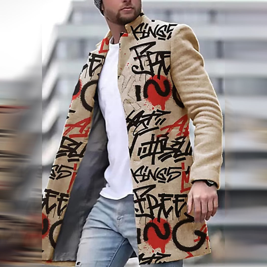 Streetwave John Mens Long Coat Warm Stylish Winter Outerwear For Fashionable Men