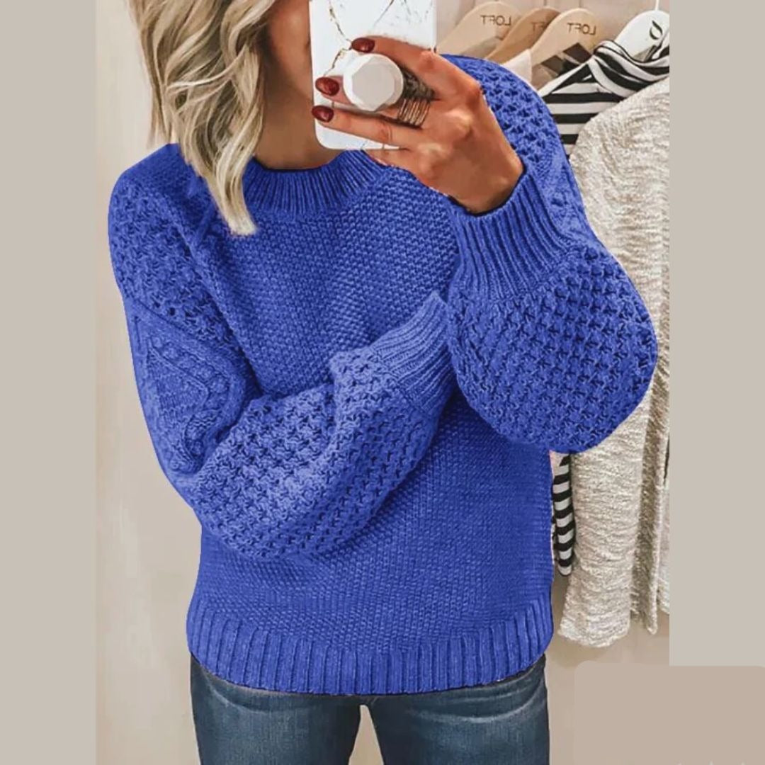 Street Wave Womens Cozy Knit Pullover Marie Sweater For Autumn Winter Comfort And Style
