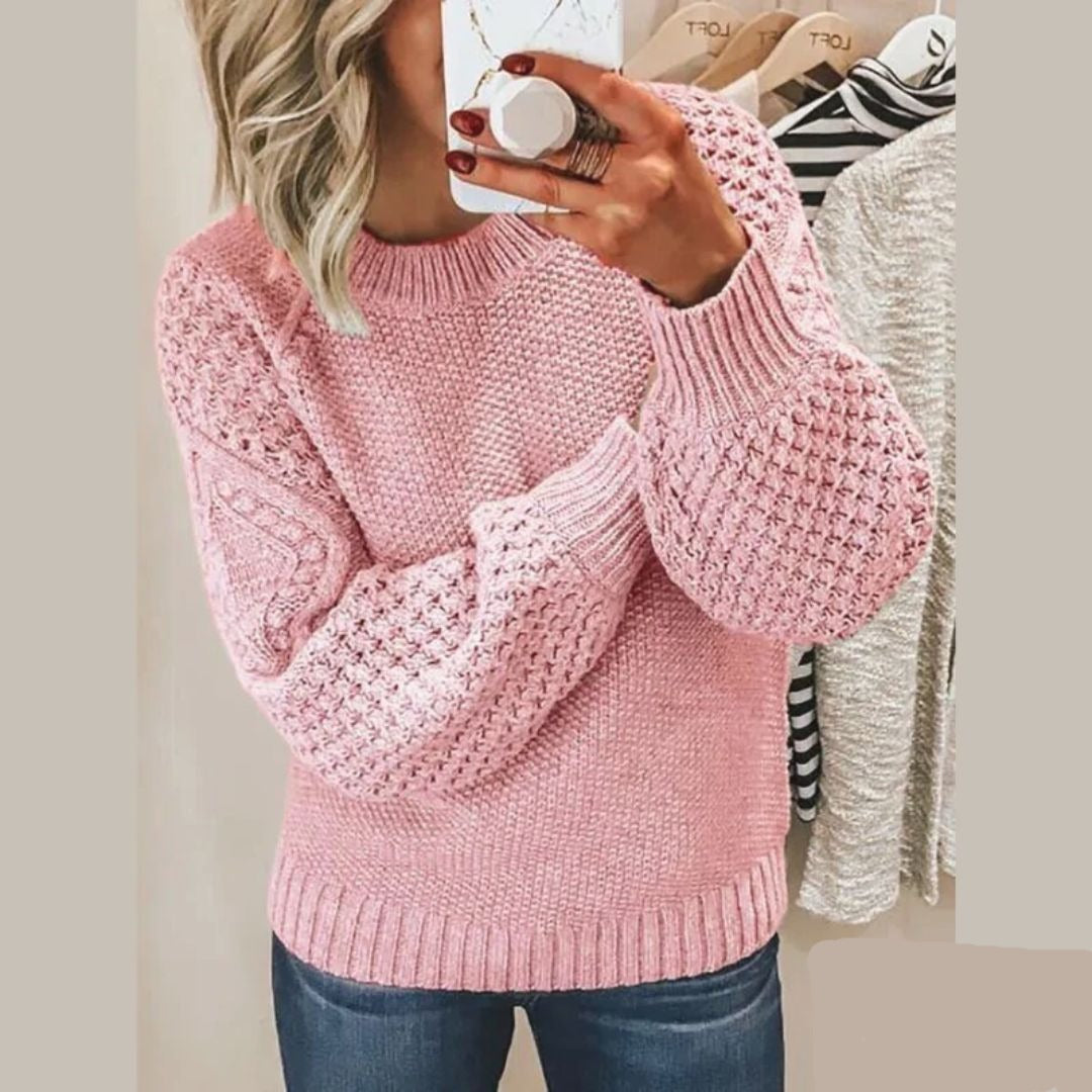Street-wave Soft Knit Pullover For Women, Cozy Warmth, Effortless Chic Everyday Style