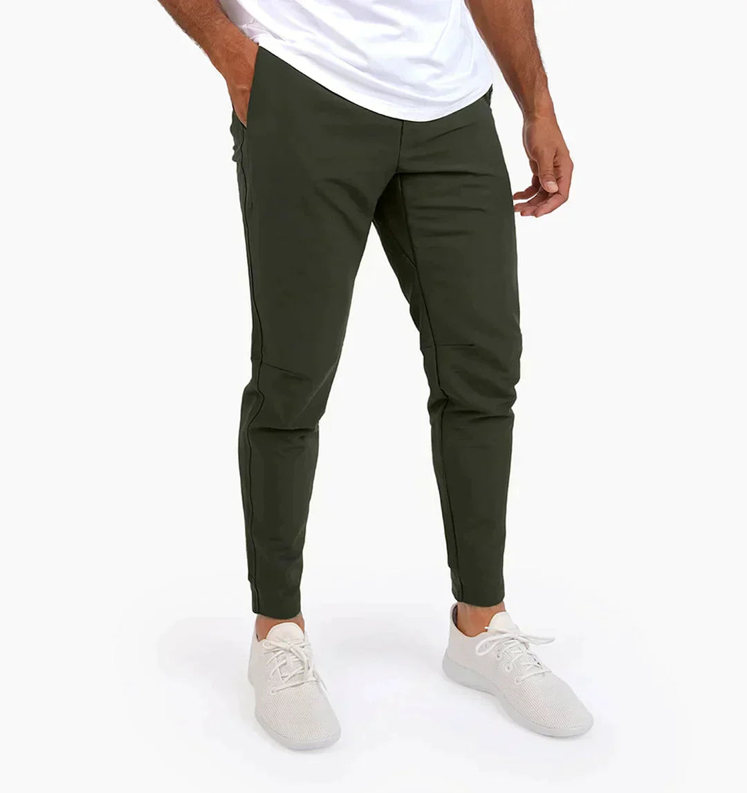 Street-Wave Men's Slim Fit Stretchable Trousers Modern Comfortable Everyday Casual Wear