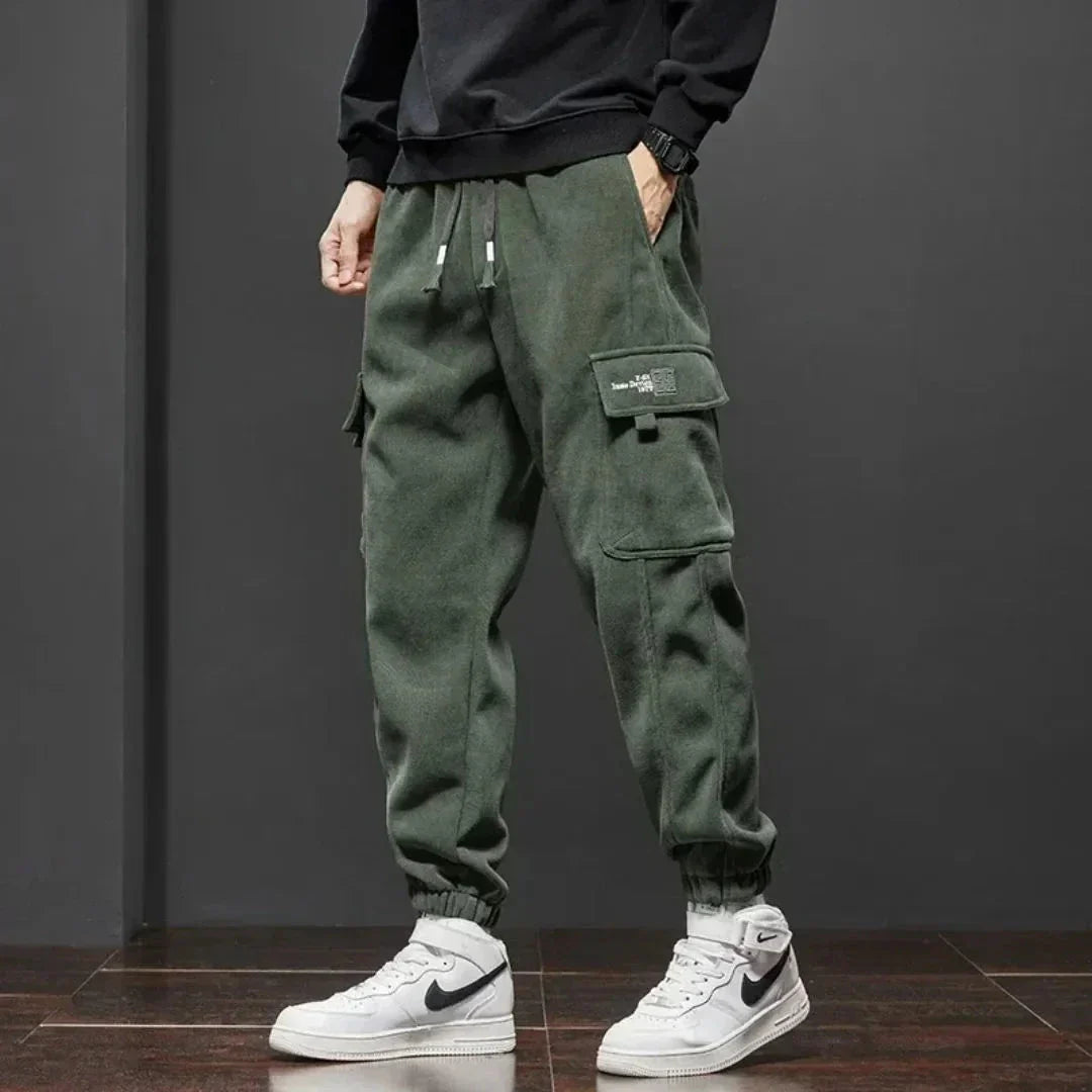 Waylynn Jason Tactical Fleece Lined Cargo Pants For Men