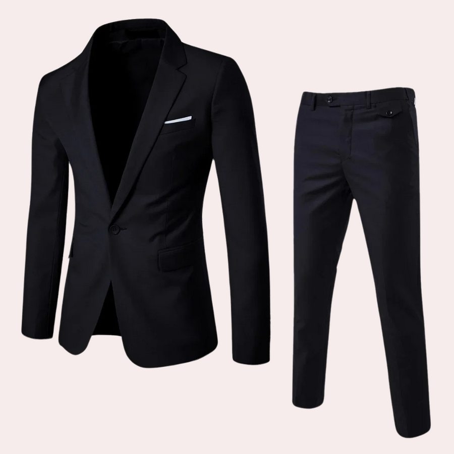 Street-Wave Mens Suit Set Blazer And Pants Elegant Versatile Formalwear For Business And Weddings