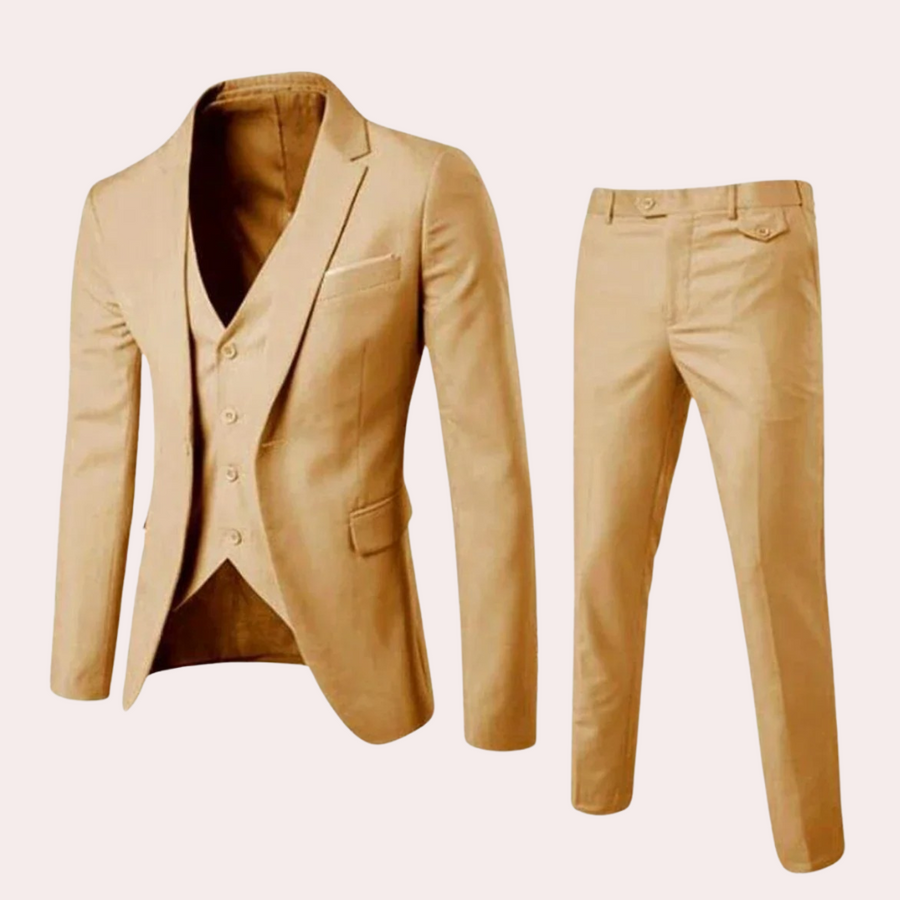 Street-Wave Mens Suit Set Blazer And Pants Elegant Versatile Formalwear For Business And Weddings