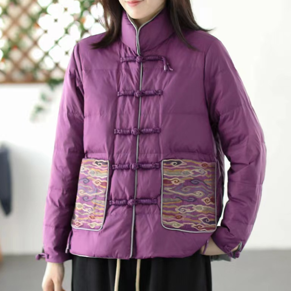Street-wave Womens Winter Jacket Timeless Quilted Puffer With Warmth And Decorative Pockets