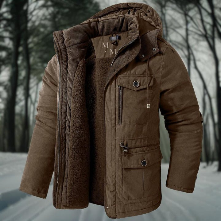 Street-wave Men’s Winter Jacket With Cozy Comfort Factor For Stylish, Practical Warmth