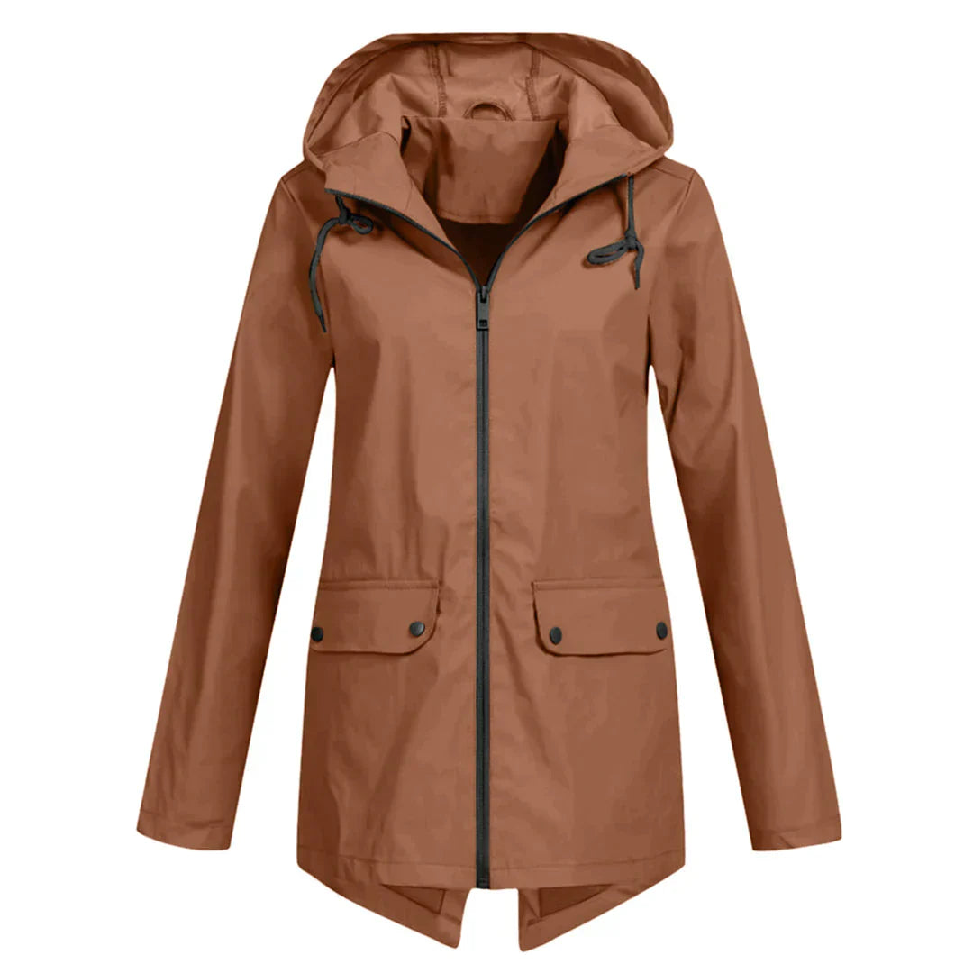 Street-Wave Raincoat For All Weather Style Modern Elegant Transparent Rain Jacket For Women