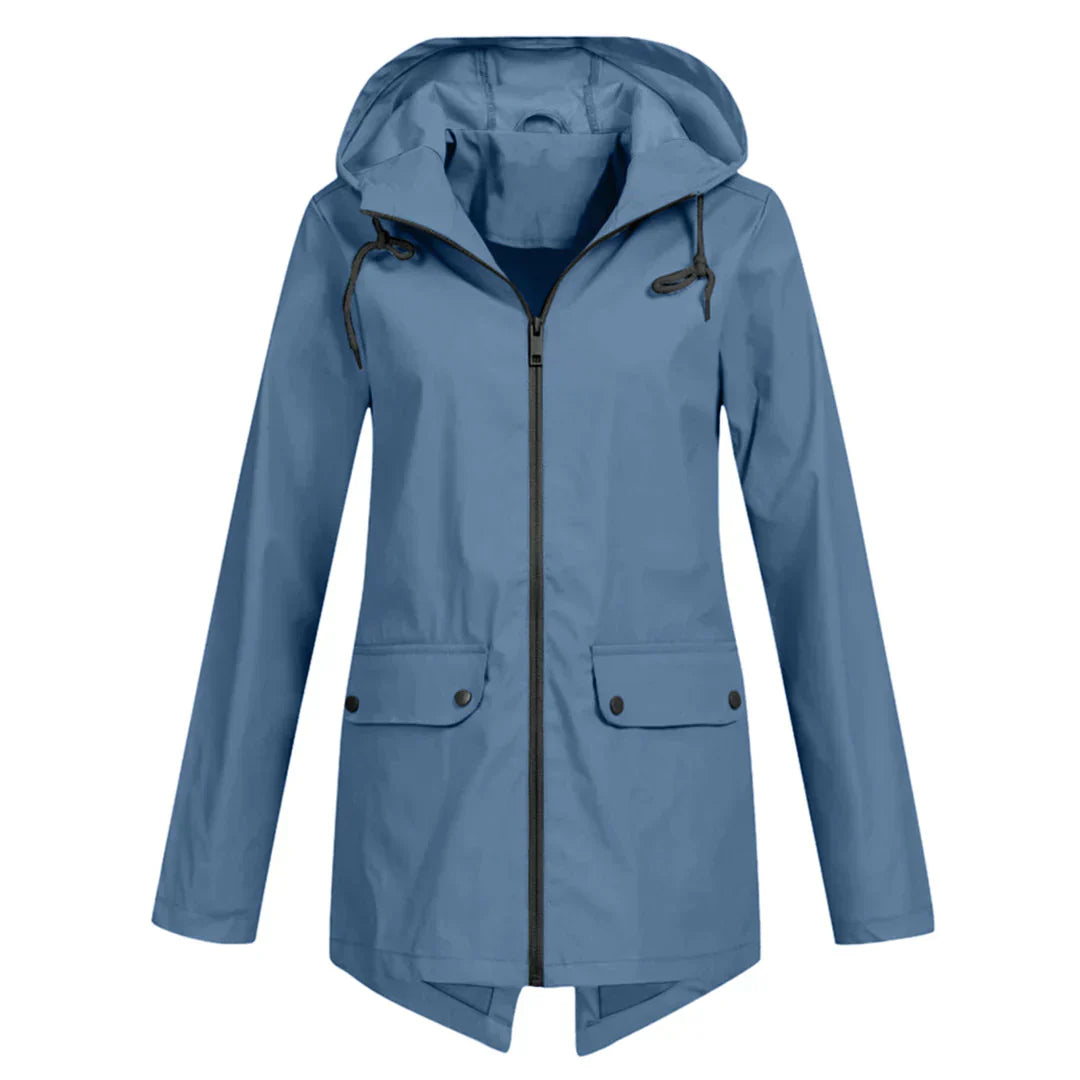 Street-Wave Raincoat For All Weather Style Modern Elegant Transparent Rain Jacket For Women