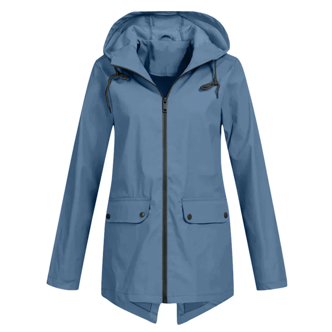 Street Wave Mackintosh Raincoat for Urban Professionals Stylish Lightweight Hooded Coat