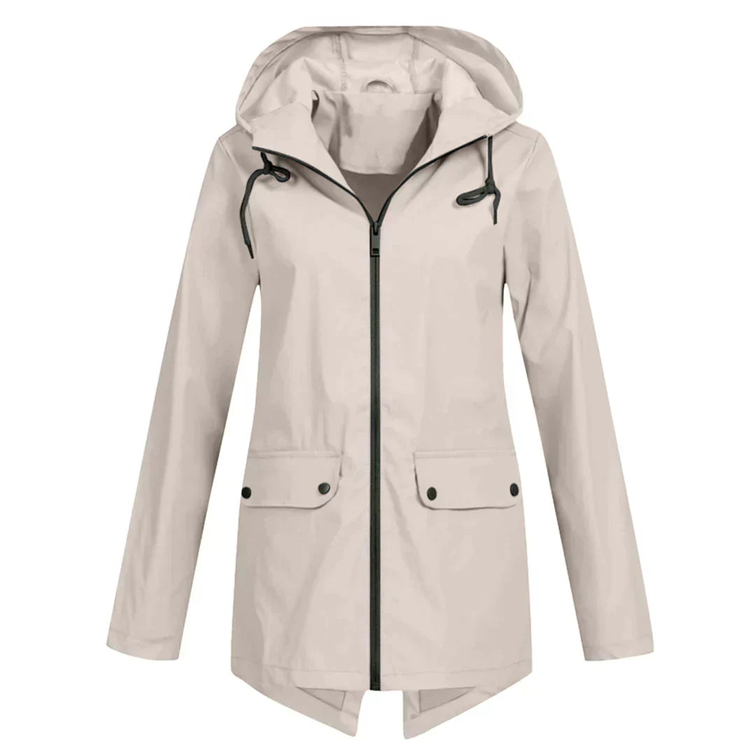 Street-Wave Raincoat For All Weather Style Modern Elegant Transparent Rain Jacket For Women