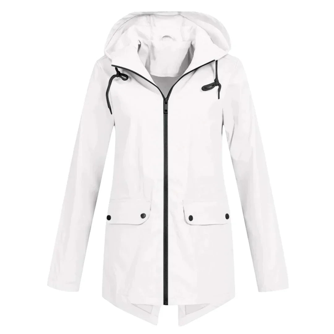 Street-Wave Raincoat For All Weather Style Modern Elegant Transparent Rain Jacket For Women
