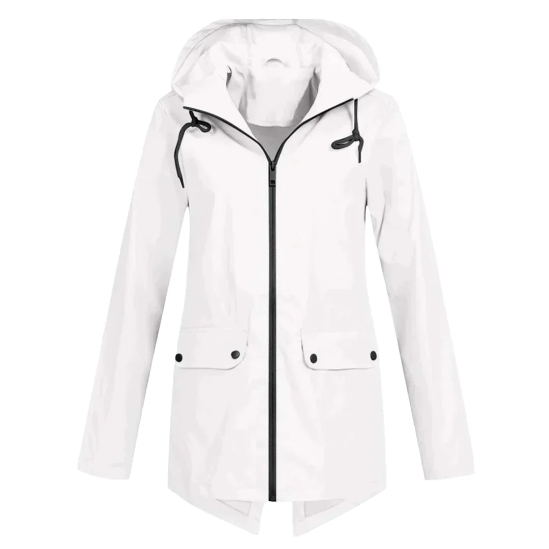 Street Wave Mackintosh Raincoat for Urban Professionals Stylish Lightweight Hooded Coat