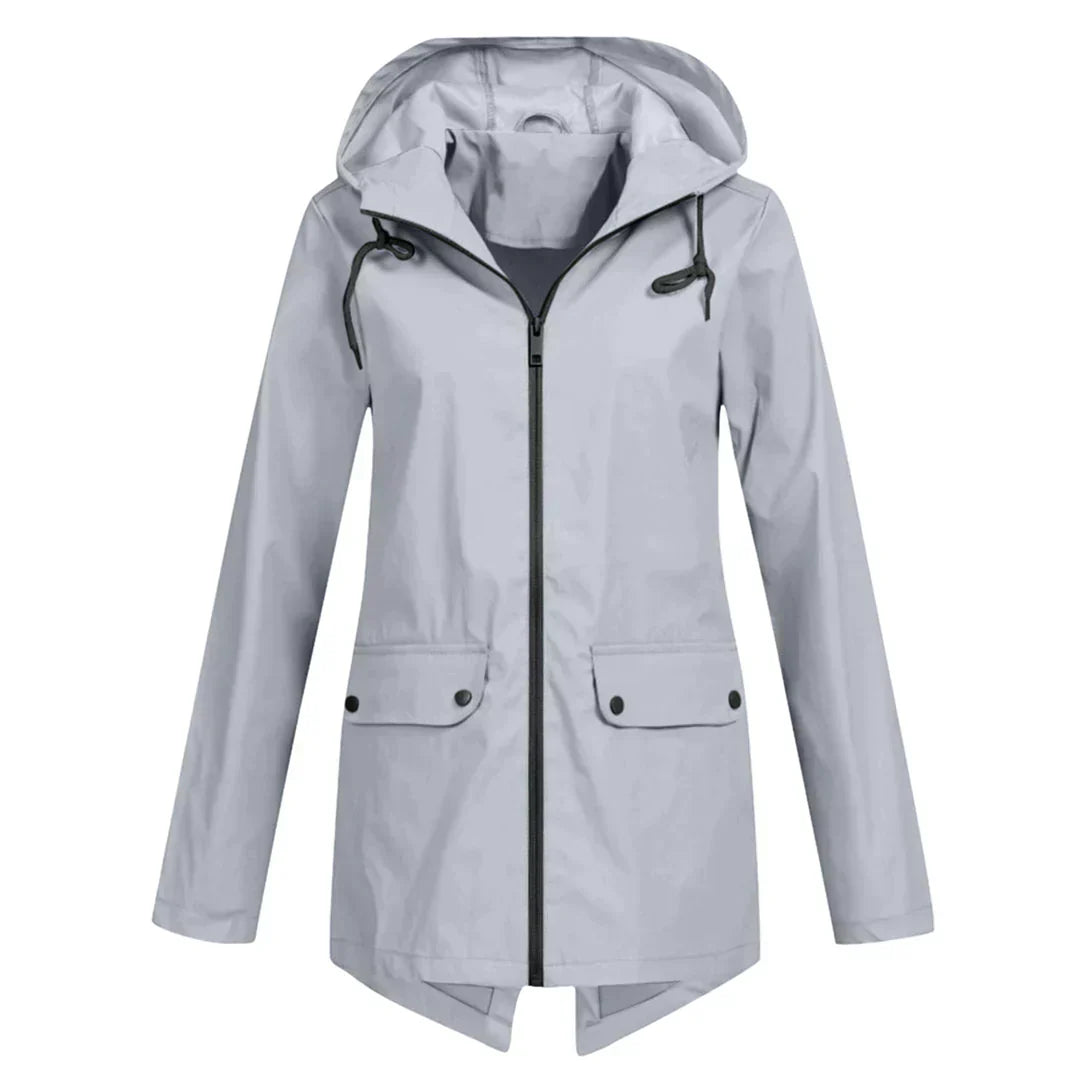 Street-Wave Raincoat For All Weather Style Modern Elegant Transparent Rain Jacket For Women