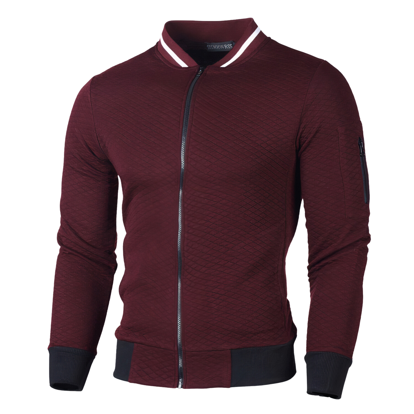 Streetwave Mens Quilted Bomber Jacket For Men Minimalist Warm Outerwear Cozy Comfort