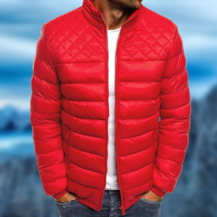 Street-Wave Miles Puffer Jacket For Men Ultimate Warmth Quilted Insulated Coat