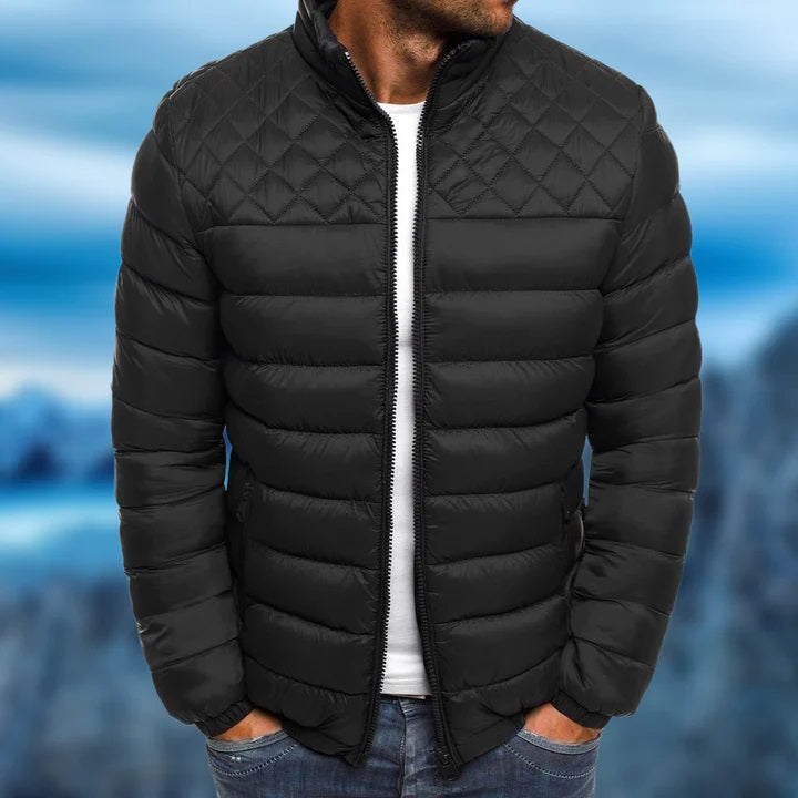 Street-Wave Miles Puffer Jacket For Men Ultimate Warmth Quilted Insulated Coat