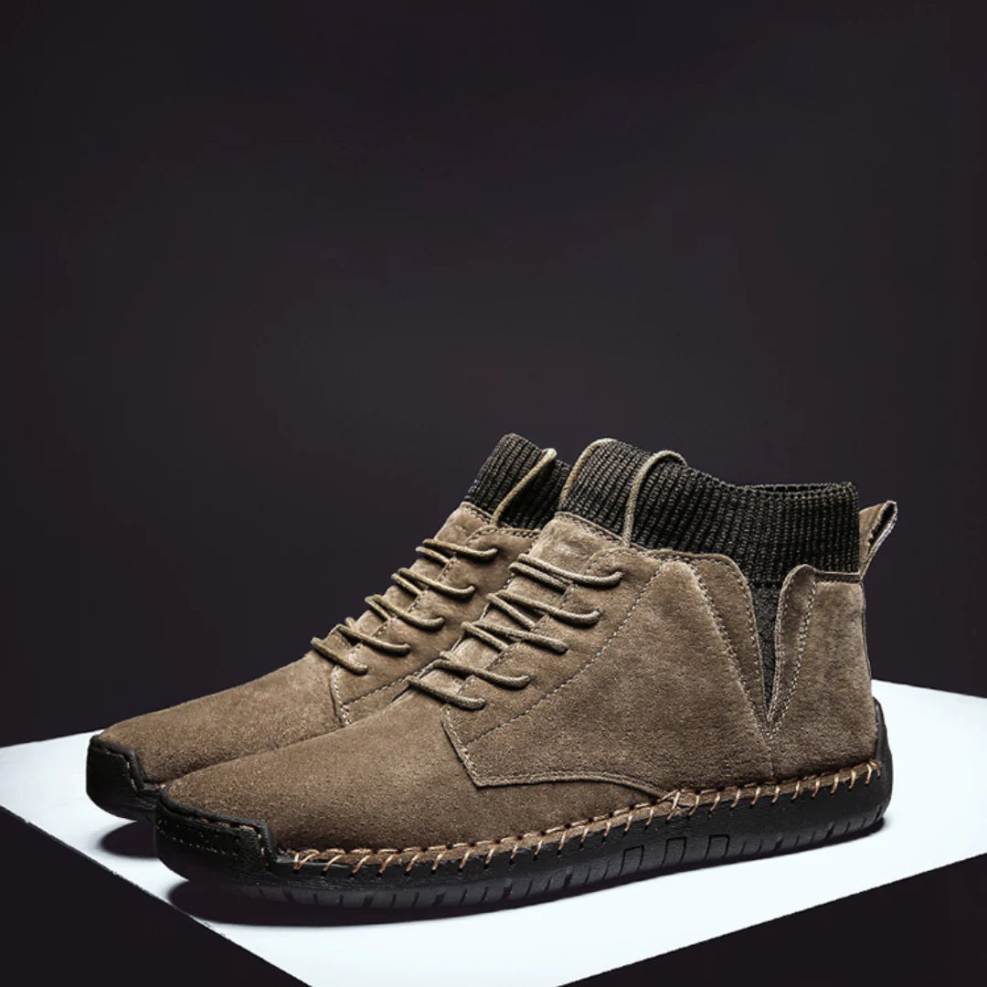 Streetwave Mens Suede Leather Boots With Cushioned Comfort And Classic Style Everyday Ready