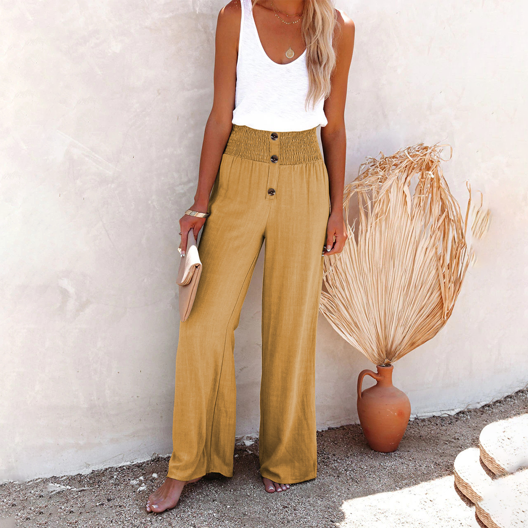 Street Wave Megan Women Casual High Rise Relaxed Fit Trousers