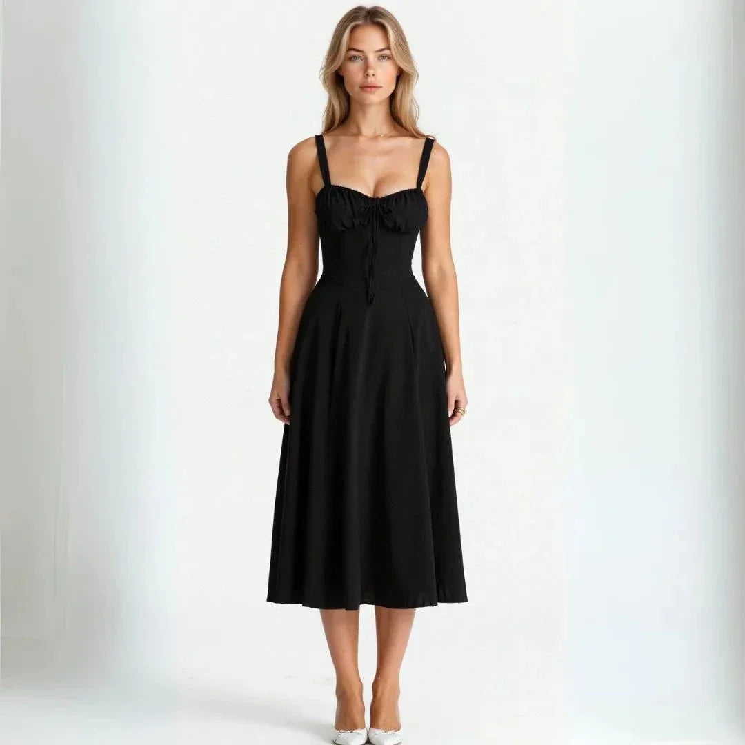 Kiana Bustier Midi Dress Waylynn For Women Corset Bodice Chic Silhouette