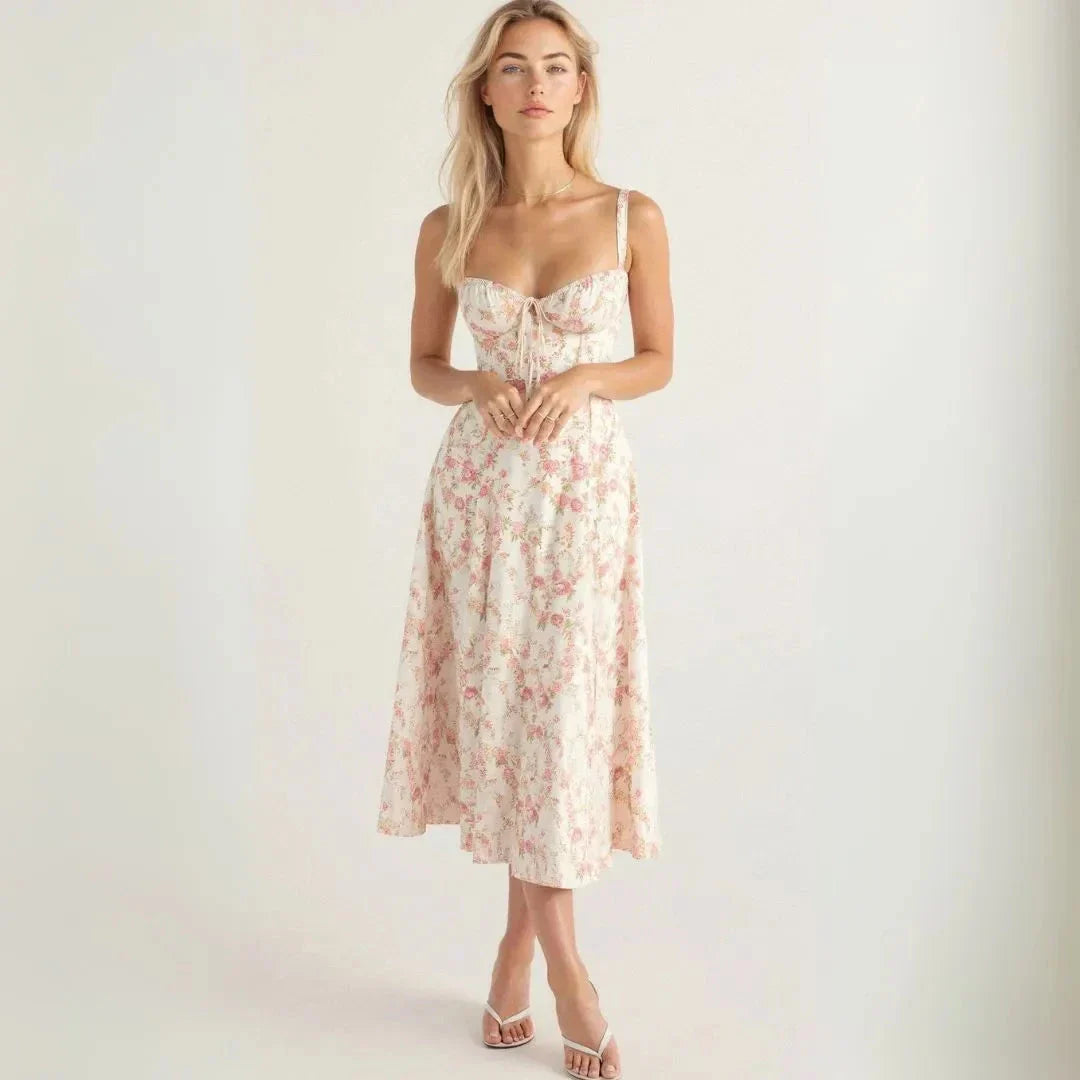 Kiana Bustier Midi Dress Waylynn For Women Corset Bodice Chic Silhouette