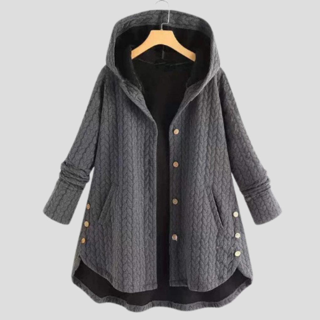 Street-wave Classic Cold Weather Coat for Women With Hooded Quilted Warmth and Timeless Style