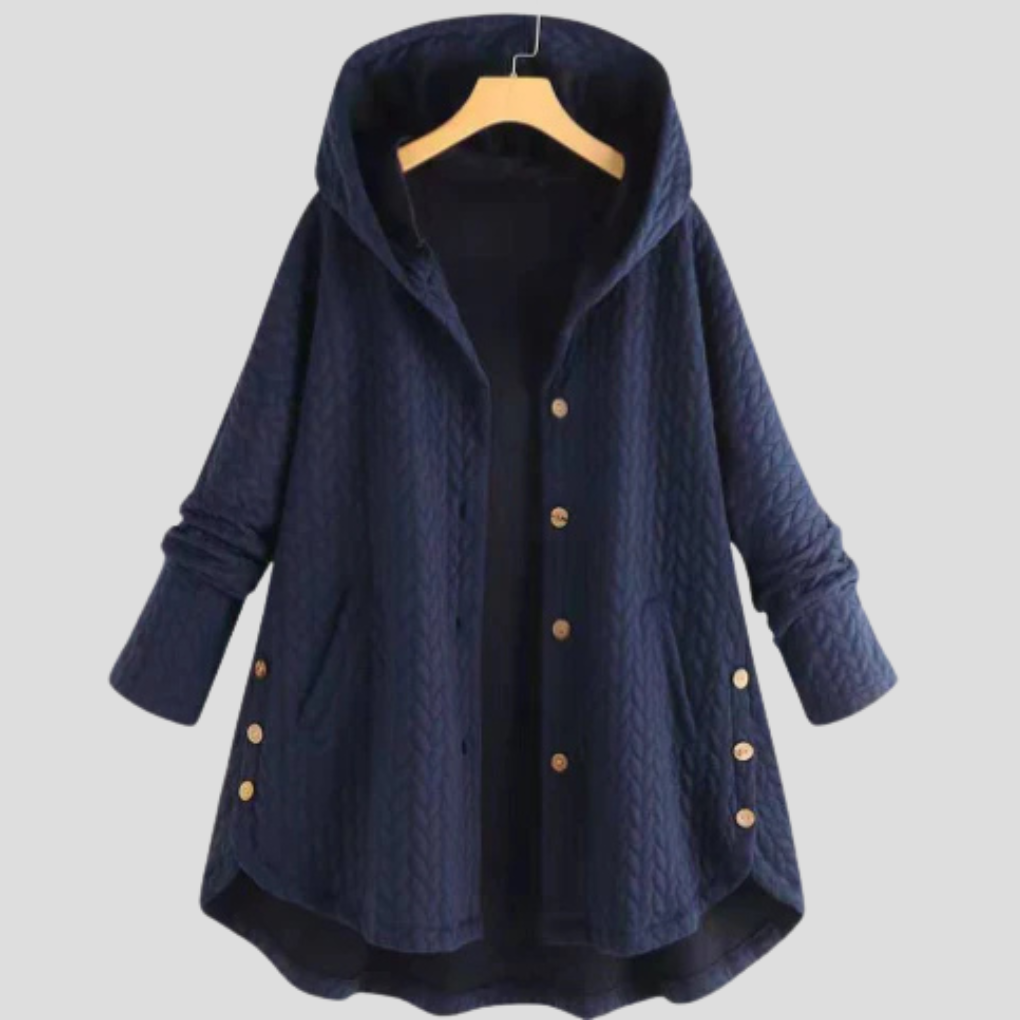 Street-wave Classic Cold Weather Coat for Women With Hooded Quilted Warmth and Timeless Style