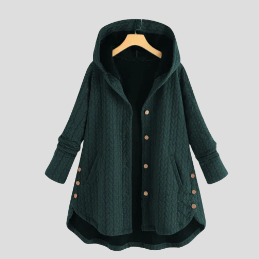 Street-wave Classic Cold Weather Coat for Women With Hooded Quilted Warmth and Timeless Style