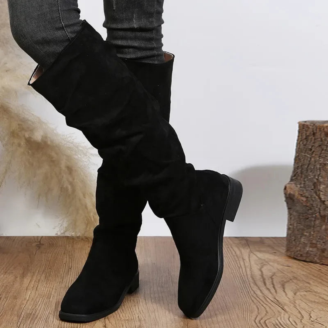 Street-Wave Knee-High Boots for Women Stylish Comfort and Support