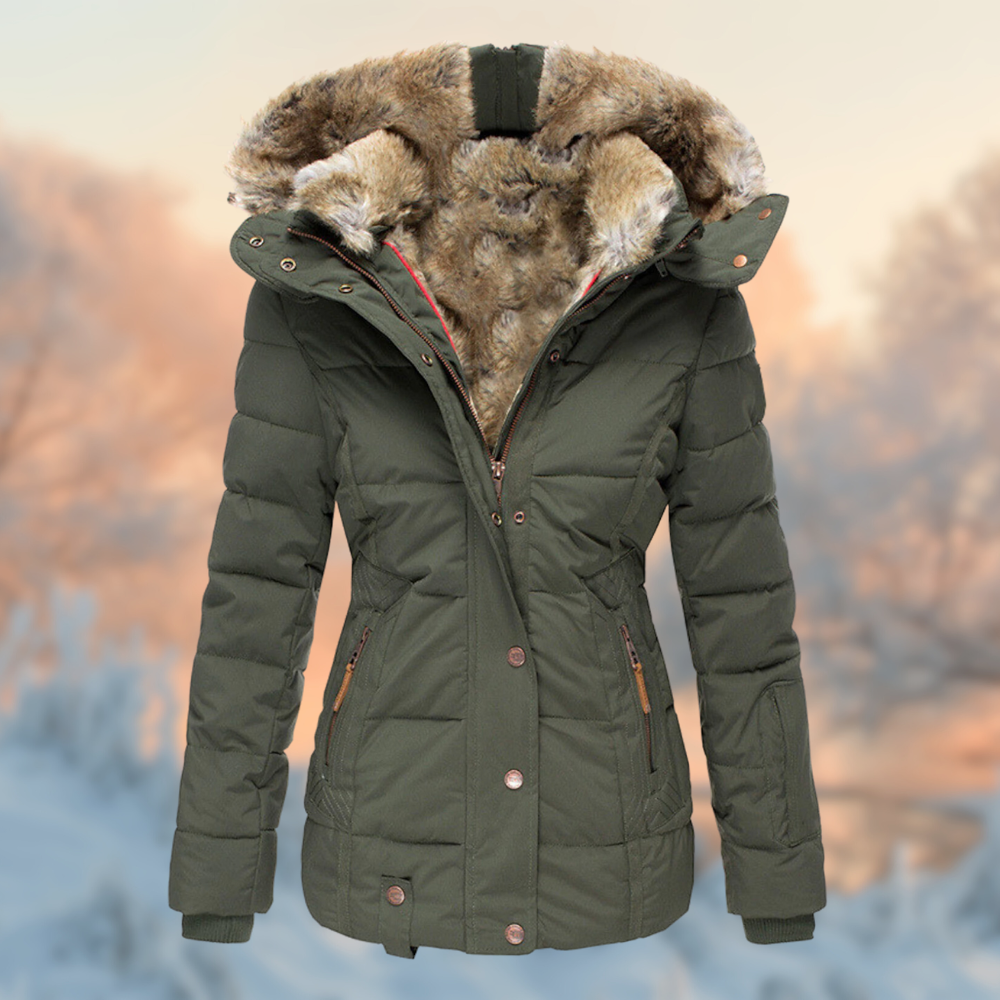 Street Wave Winter Pro Ladies Jacket With Quilted Lining And Plush Fleece Warmth