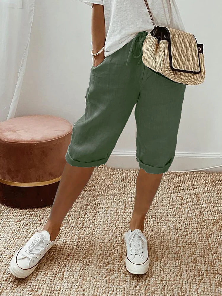 Greta Lightweight Summer Pants Unisex Breathable Drawstring Comfort Street Wave