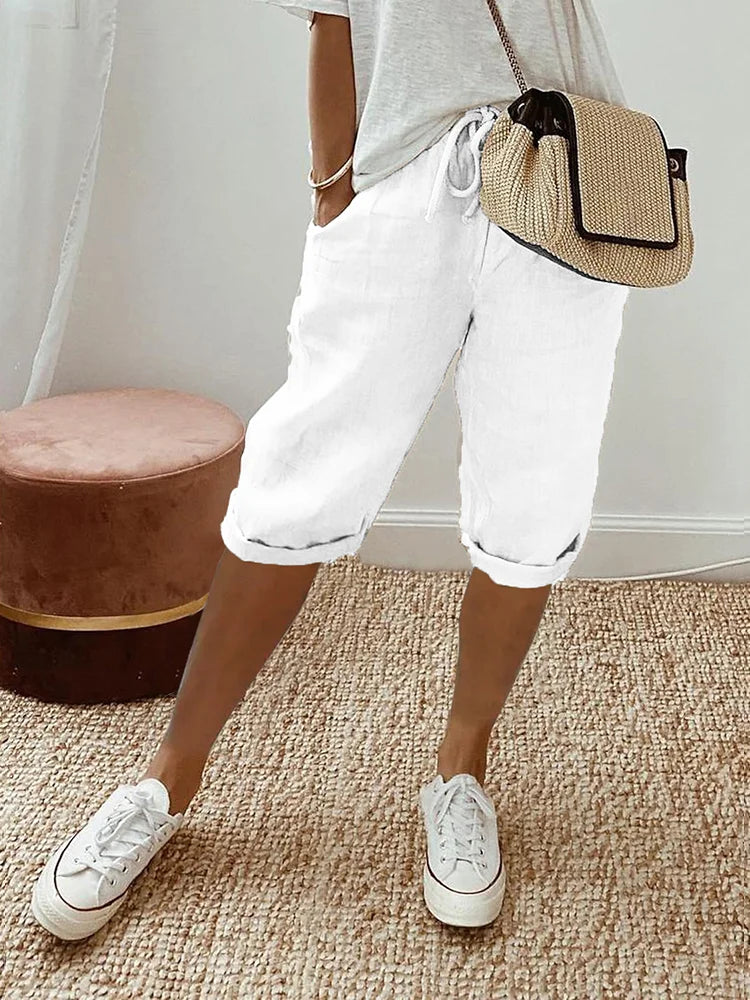 Greta Lightweight Summer Pants Unisex Breathable Drawstring Comfort Street Wave