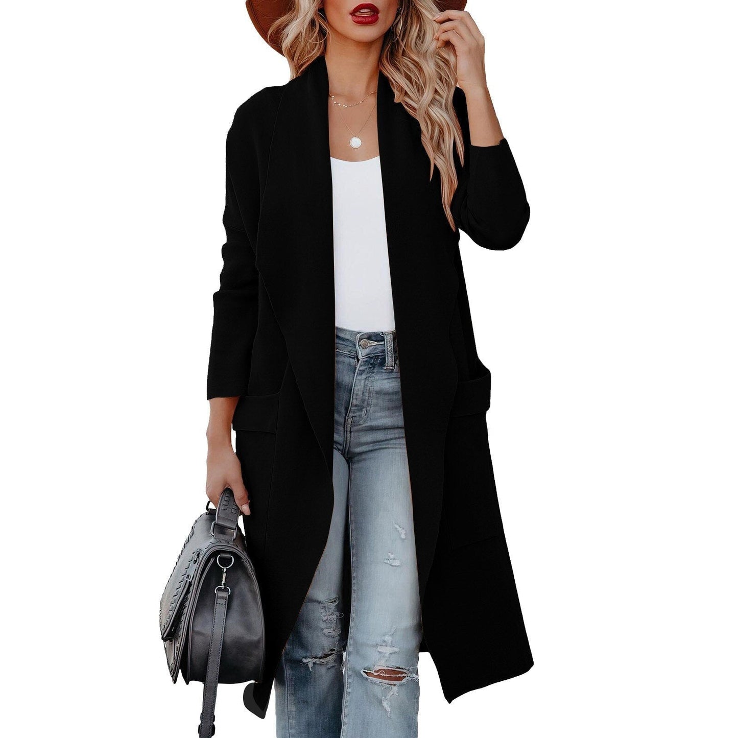 Street-wave Knit Winter Suede Coat For Women Warm Cozy Timeless Style With Plush Lining