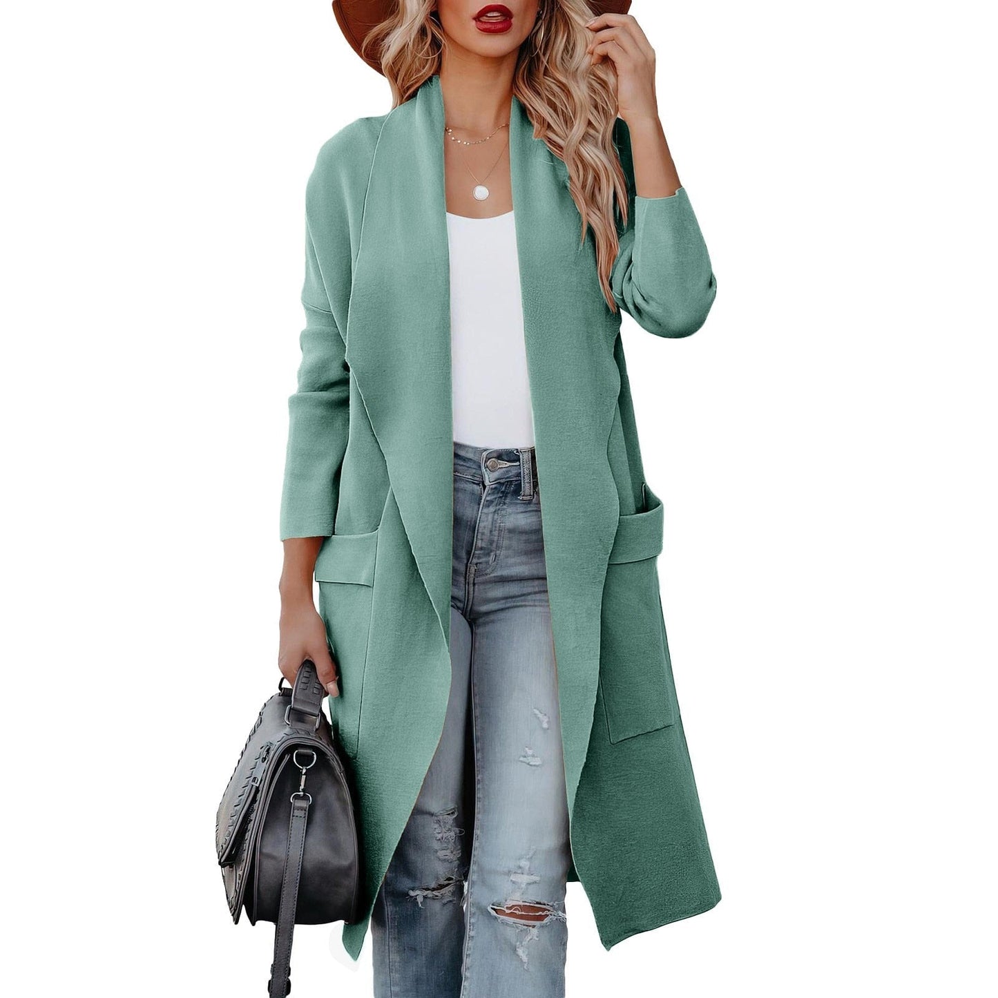 Street-wave Knit Winter Suede Coat For Women Warm Cozy Timeless Style With Plush Lining