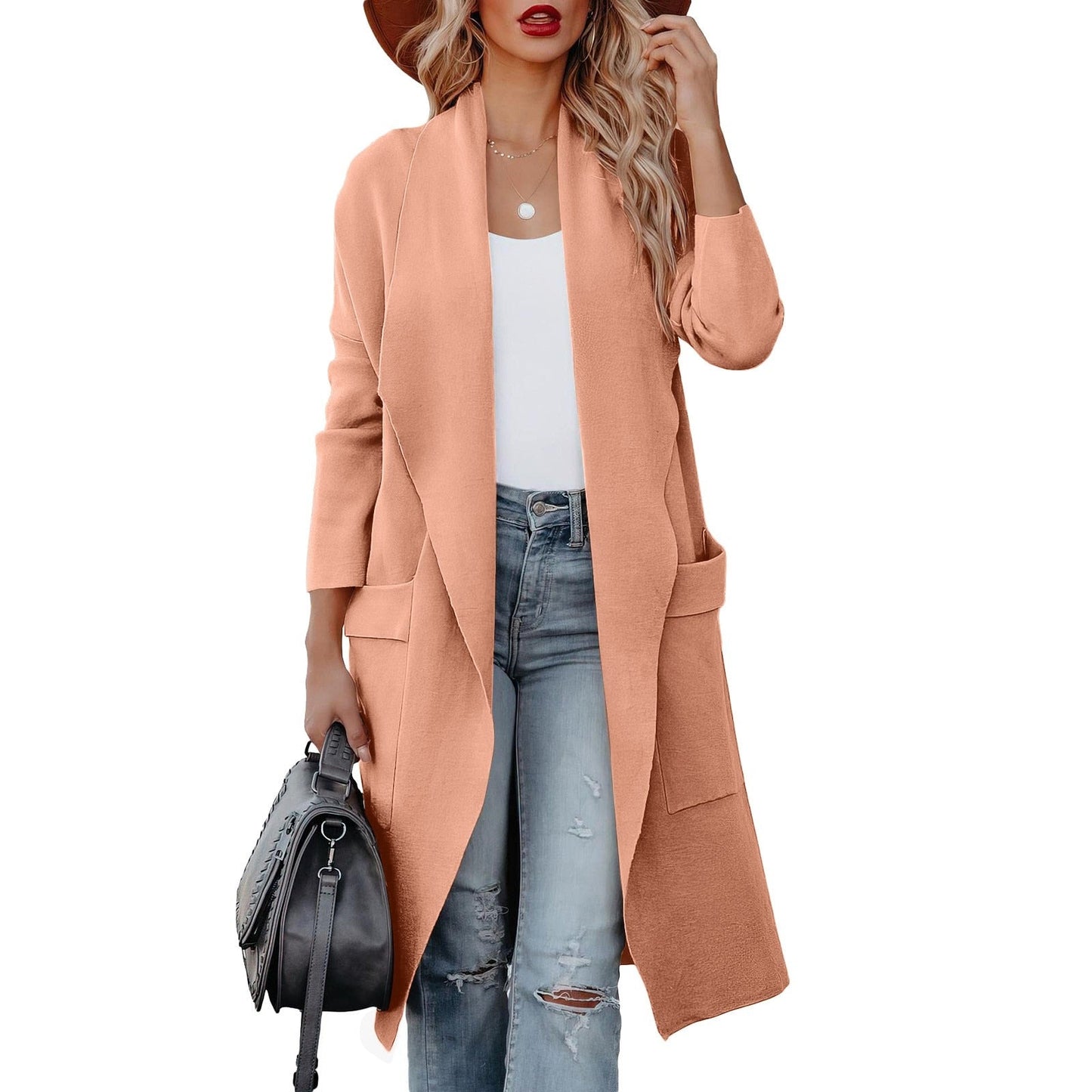 Street-wave Knit Winter Suede Coat For Women Warm Cozy Timeless Style With Plush Lining