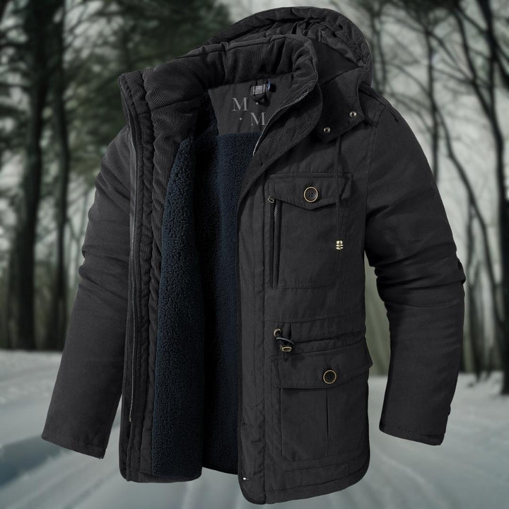 Street-wave Men’s Winter Jacket With Cozy Comfort Factor For Stylish, Practical Warmth