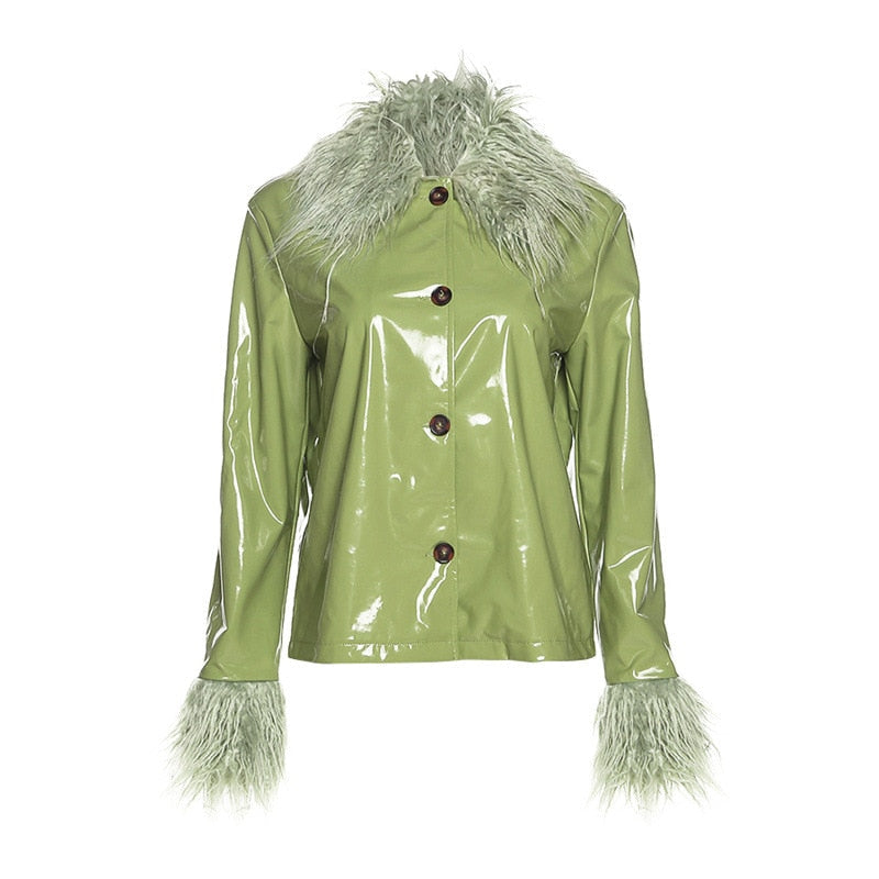 Streetwave Leather Jacket With Fringed Details For Fashion Forward Women Versatile Soft Leather
