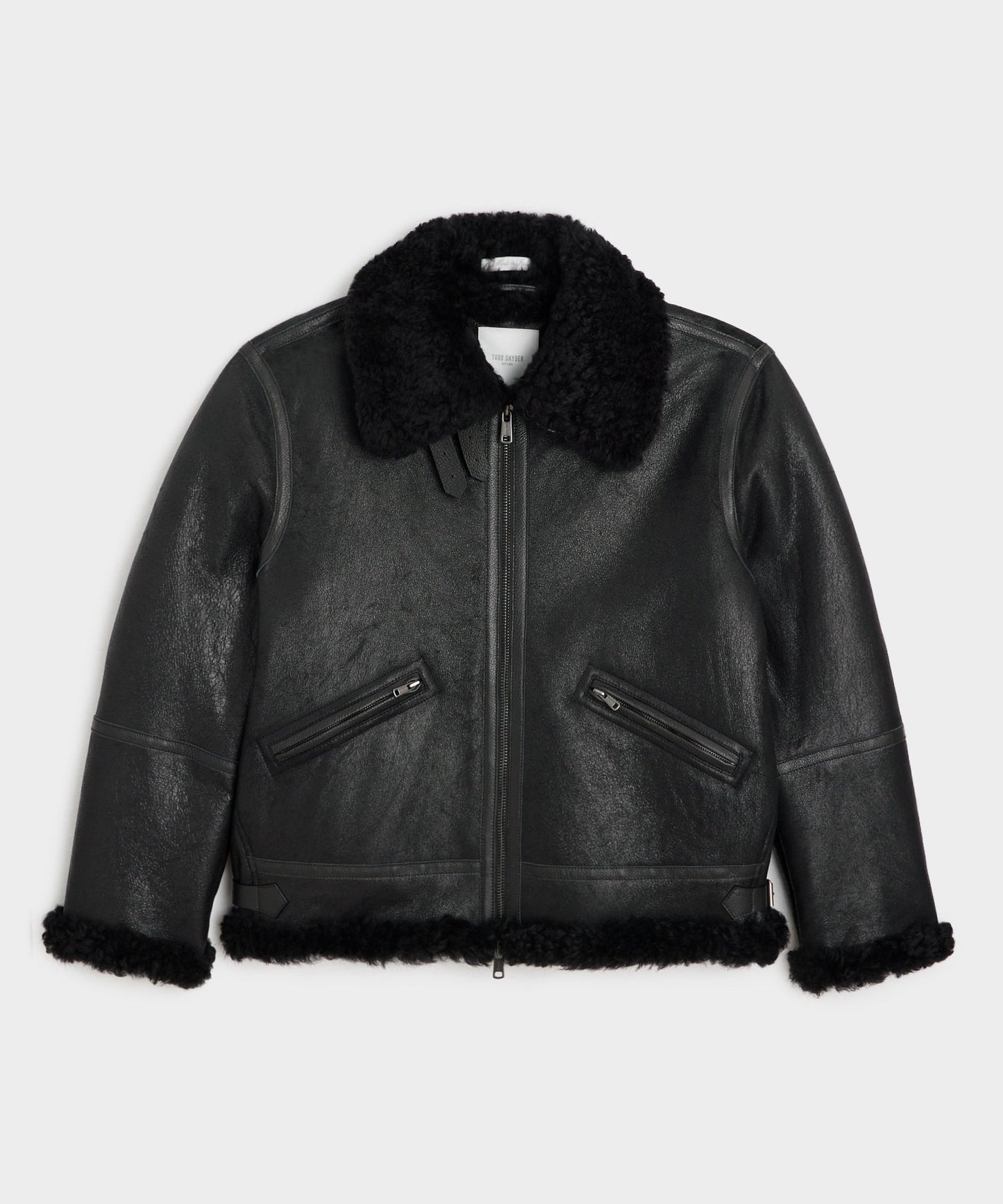 Street-Wave Leather Aviator Jacket For Men With Shearling Lining Bold Timeless Style